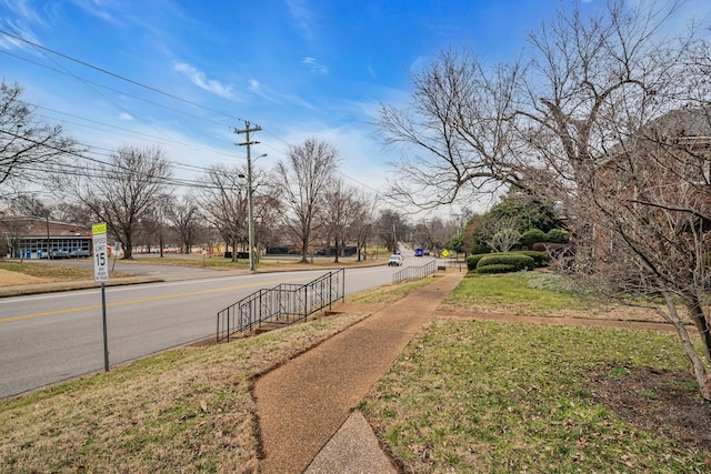 view of road