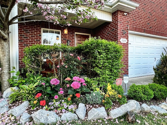 view of home's exterior featuring a garage