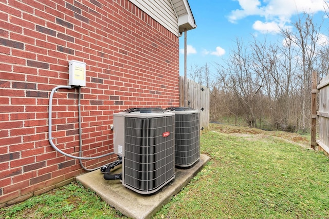 details featuring central air condition unit