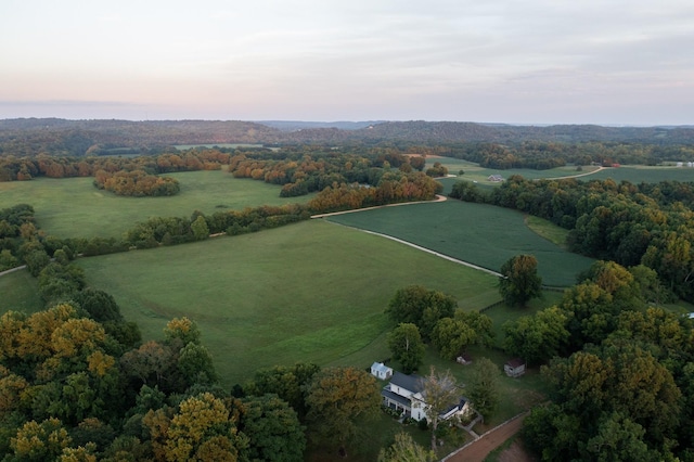 2111 Hoovers Rd, Duck River, TN 38454 - aerial view at dusk featuring a rural view