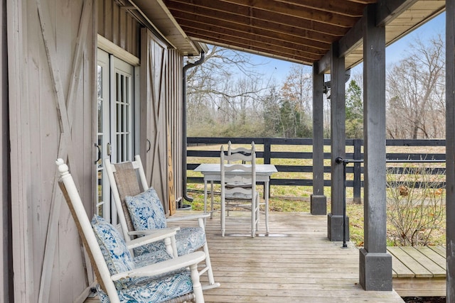2111 Hoovers Rd, Duck River, TN 38454 - view of wooden deck