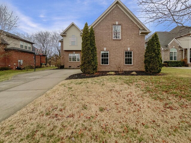 3047 Dogwood Trl, Spring Hill, TN 37174 - view of front of property with brick siding and a front yard