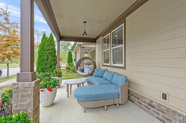 view of patio / terrace featuring a porch