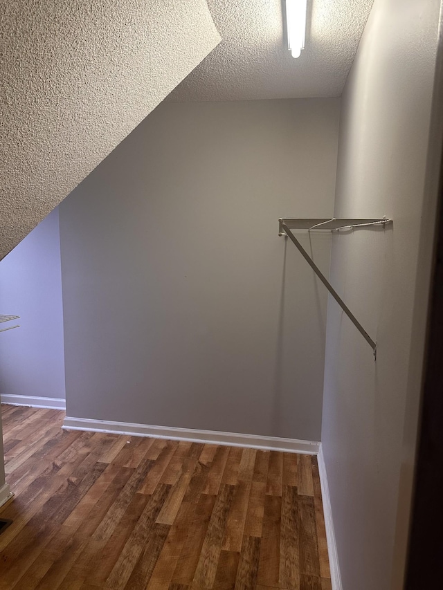 spacious closet with hardwood / wood-style floors