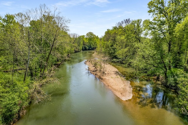 view of water feature