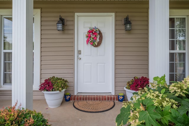 view of entrance to property