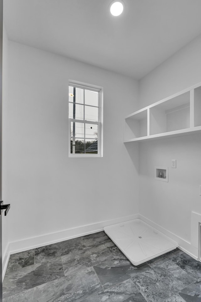 laundry room with hookup for a washing machine