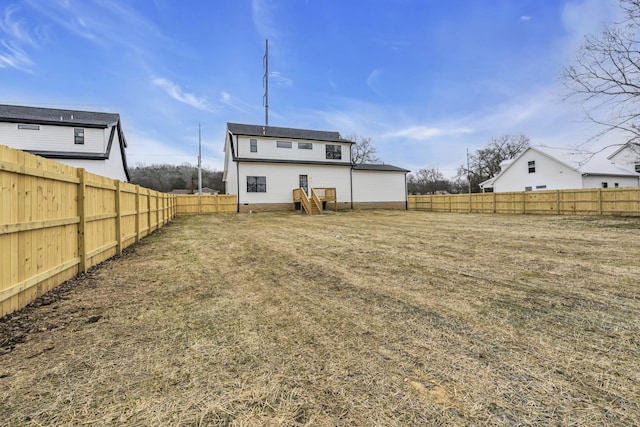 view of back of property