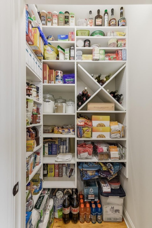 view of pantry