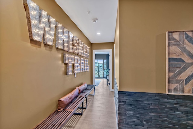635 7th Ave S Unit 211, Nashville, TN 37203 - hall featuring wood finished floors