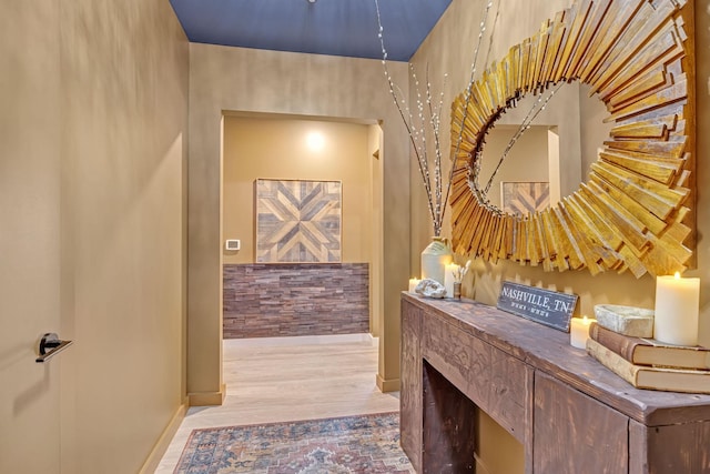 635 7th Ave S Unit 211, Nashville, TN 37203 - hall featuring wood finished floors