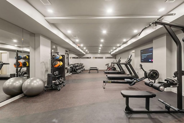635 7th Ave S Unit 211, Nashville, TN 37203 - view of gym