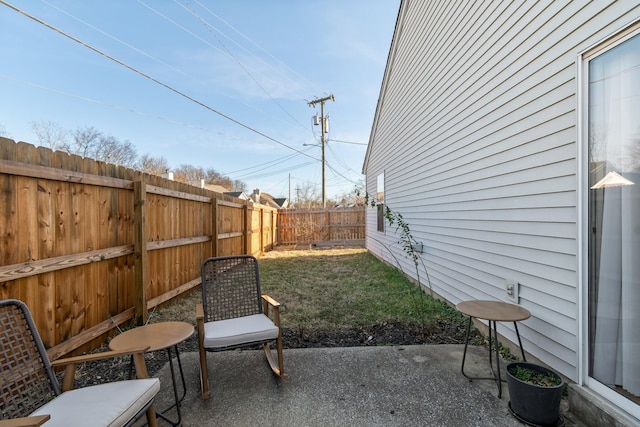 view of patio