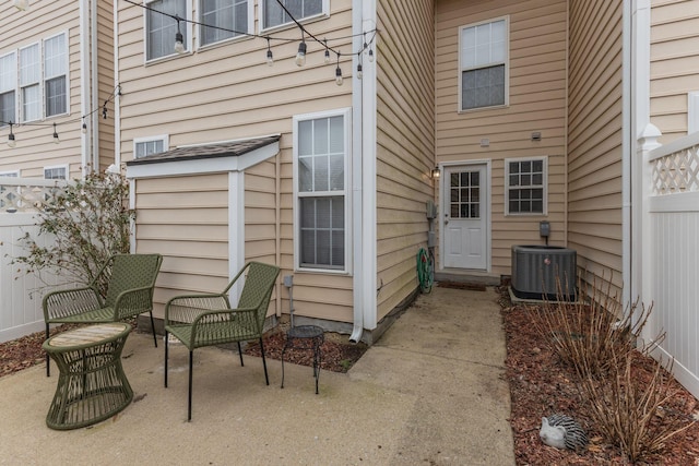 view of patio / terrace with cooling unit