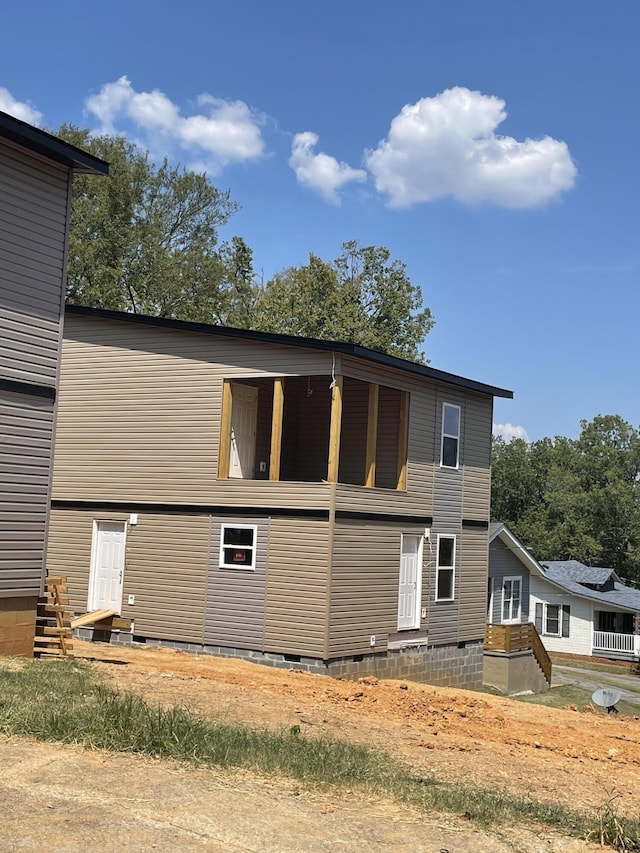 view of rear view of house