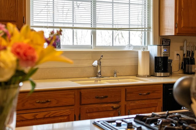 kitchen featuring sink