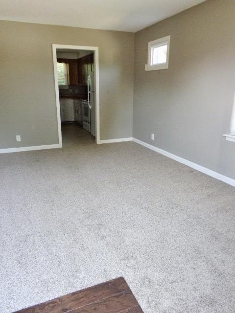 spare room featuring carpet floors