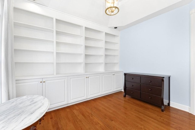 interior space featuring light wood-type flooring