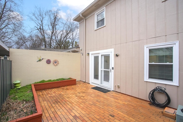 exterior space with a patio