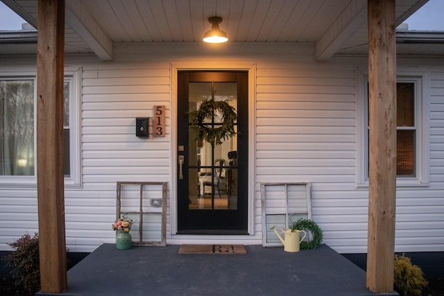 view of entrance to property