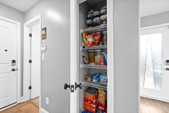 view of pantry