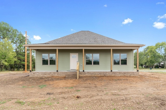 view of rear view of property