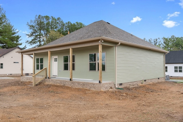 view of rear view of house