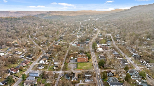 bird's eye view featuring a mountain view