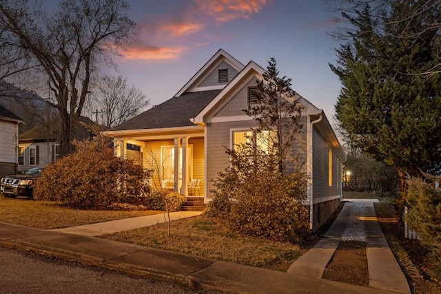 view of front of home