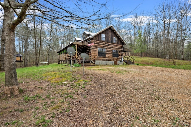 view of home's exterior