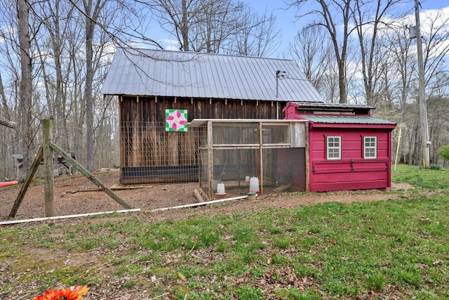 view of outbuilding