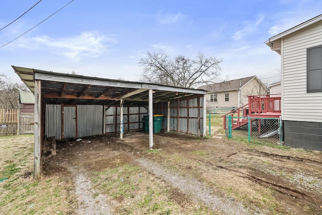 view of outbuilding