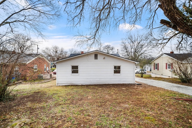 view of back of property