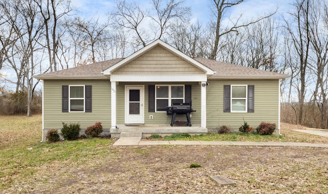 view of front of home with covered porch