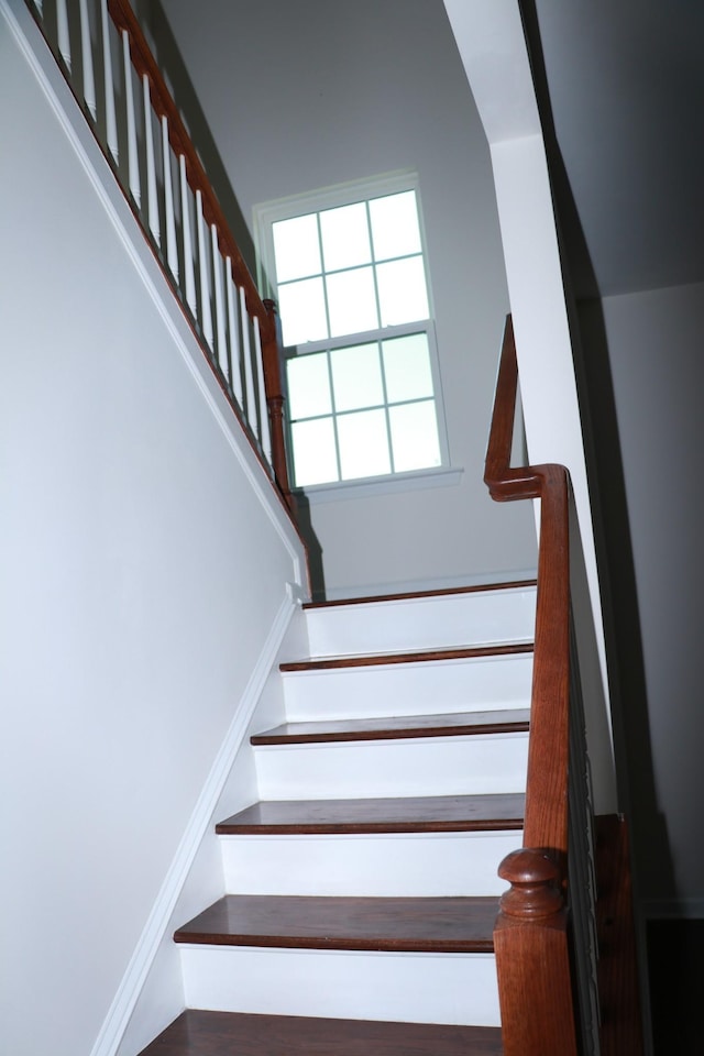 view of staircase