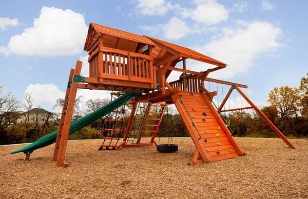 view of jungle gym