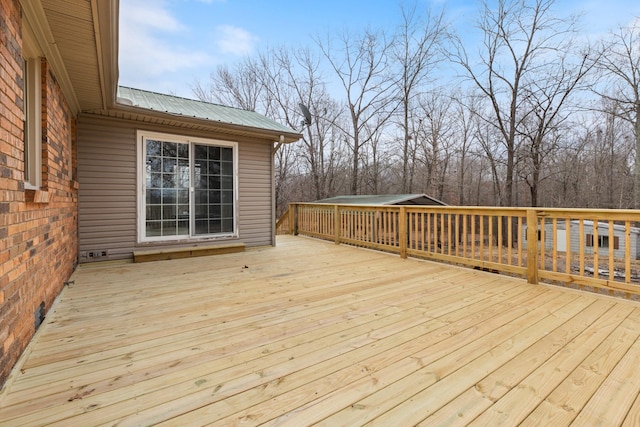 view of deck