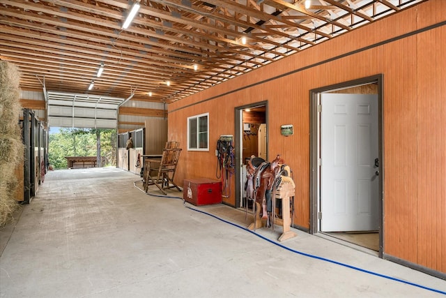 view of horse barn