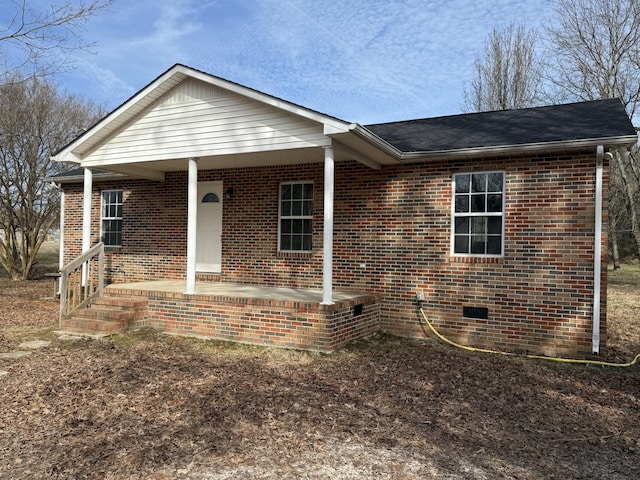 view of front of home featuring a porch