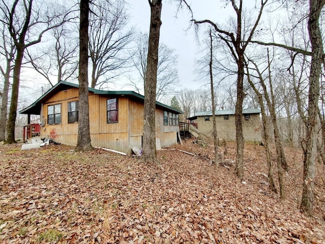 view of property exterior