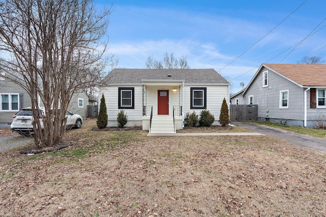 view of front of home