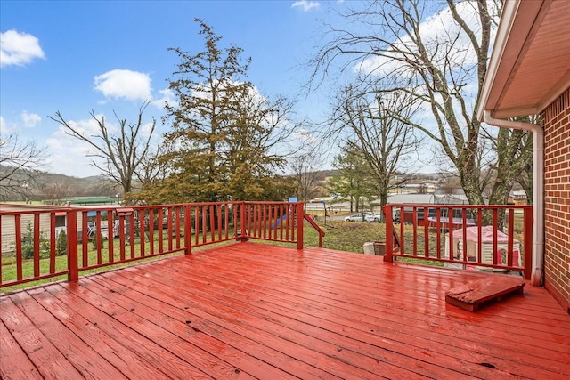 view of deck