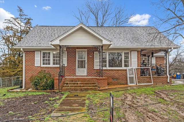 view of front of home