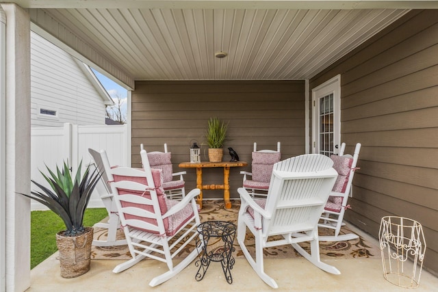 view of patio