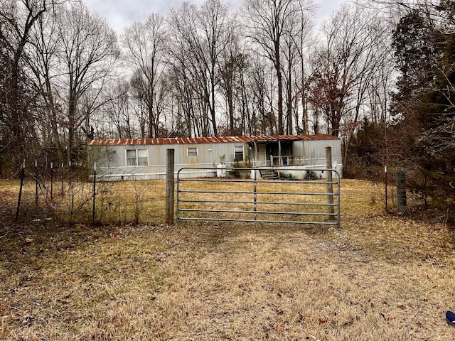 view of front of home