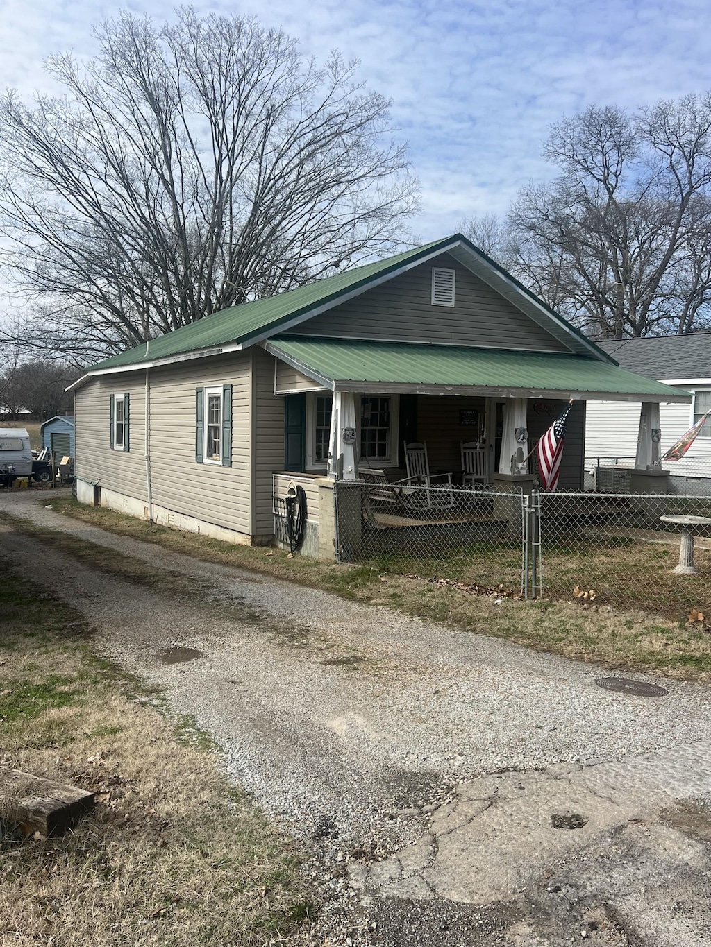 bungalow-style home with a porch