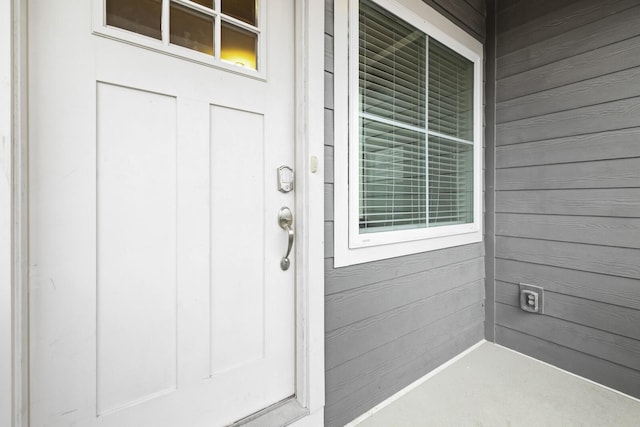 view of entrance to property