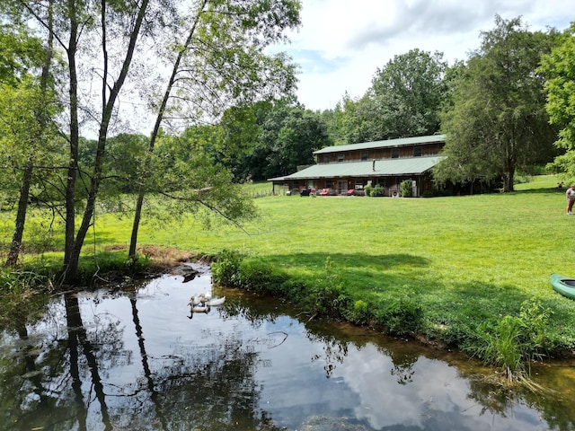 view of water feature