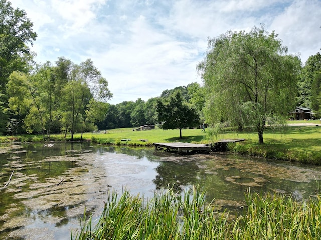 view of water feature