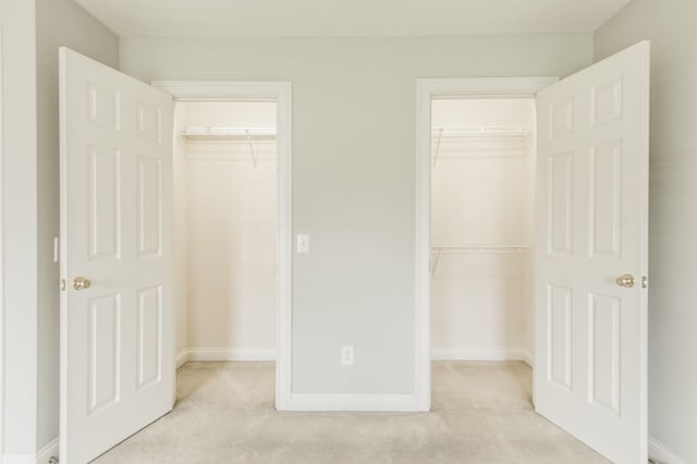 view of closet